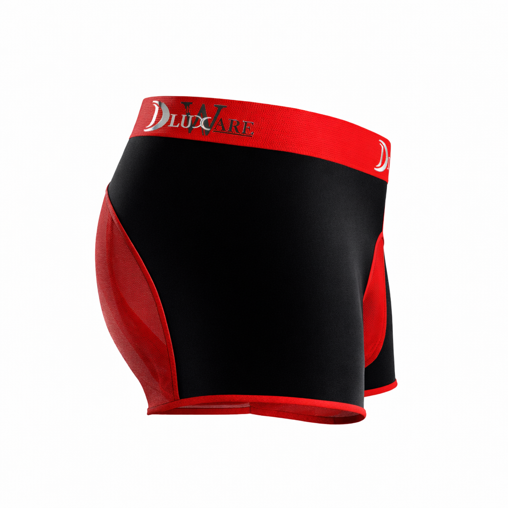 Classic Sunrise Mesh - Black & Red