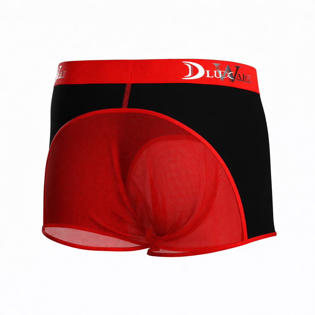 Classic Sunrise Mesh - Black & Red