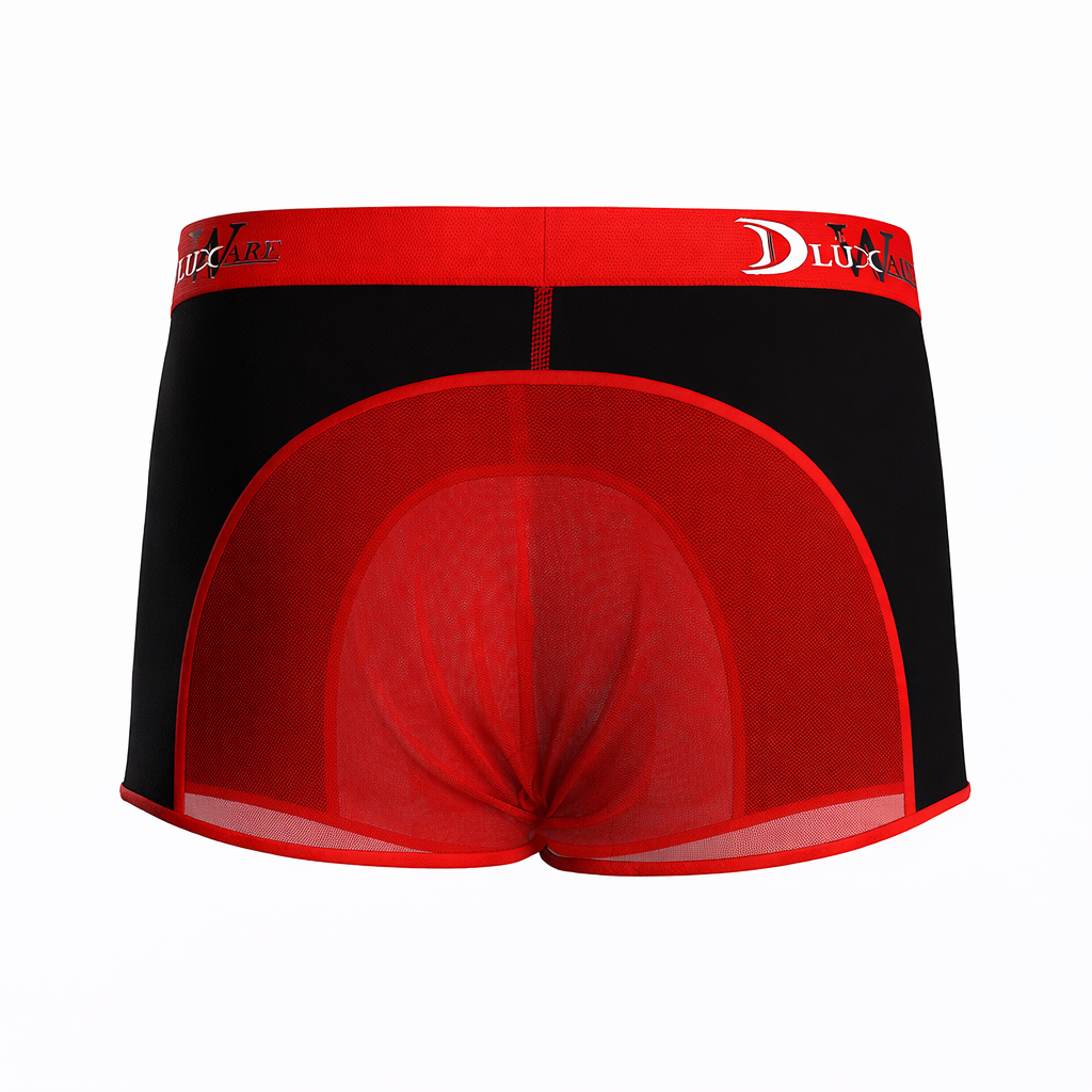 Classic Sunrise Mesh - Black & Red